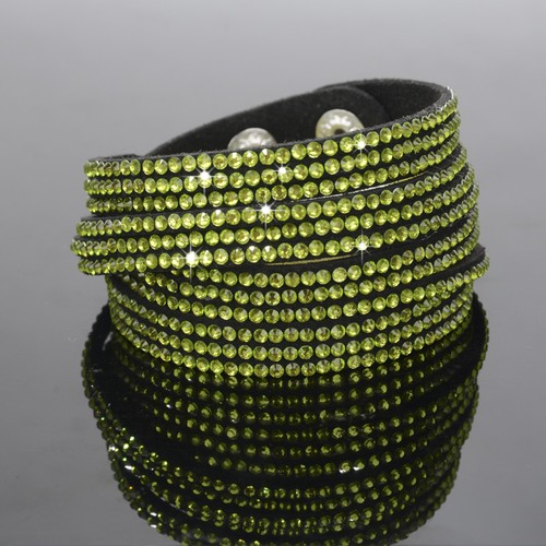 Wickelarmband strass damen - strass,