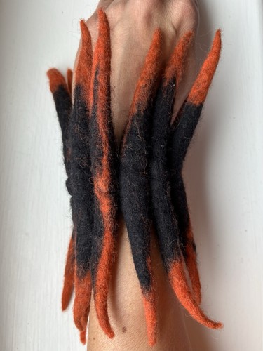 Filz haarschmuck armband - filz,