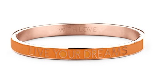 Armreif orange roségold - armreif,