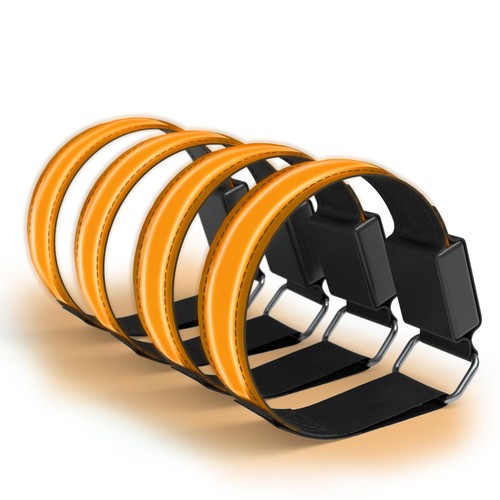 Led blinkarmband - 4x,