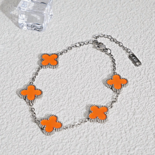 Luxuriöses kleeblatt armband - luxuriöses,