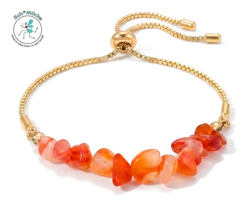 Armband karneol naturstein - karneol,