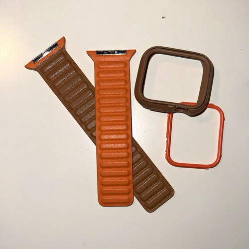 Armband braun orange - braun, für